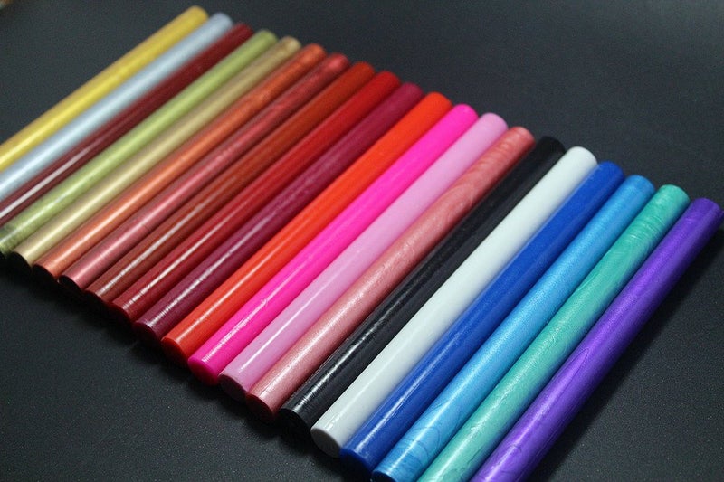 XICHENÂ®10PCS Vintage Sealing Glue Gun Sealing Wax Wax Sticks Wax Seal Supplies a Variety of Colors (New Red Wine) - Image 3